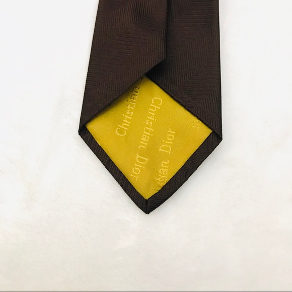 CHRISTIAN DIOR Silk Neck Tie - Picture 4 of 6